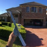 cleaning windows at Kellyville
