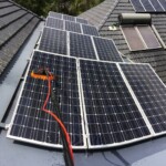 washing solar panels