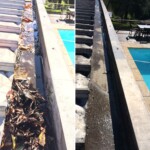 Cleaning box gutters at Turramurra